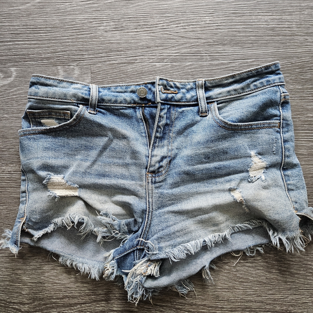 Distressed Denim Women's Shorts